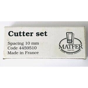 Matfer Cutter Set 4459510 Blades for Professional Mandolin Slicer Sharp Original